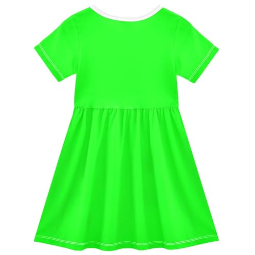 Summer Girl Dresses Short Sleeve Toddler Girl Outfits Clothes2