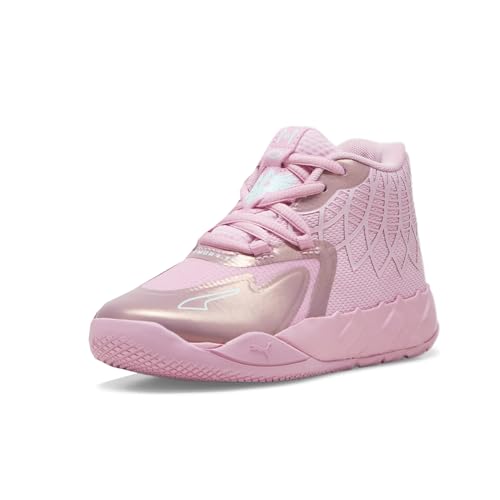 PUMA Kids Girls Mb.01 Iridescent Basketball Sneakers Shoes - Pink - Size 1.5 M2