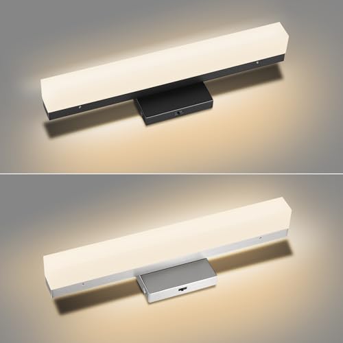 Image of Wall Sconce, Modern LED Light Bar Lighting Fixtures for Vanity, Dimmable Bathroom Sconce, 5CCT Dimmable NO Flicker and Eye Protection 16 in Bathroom Linear Bar Lighting16W Lamp