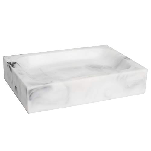 Sweet Home Collection Contemporary Decorative Beautiful Designs Bath Shower Tub Décor, Resin, Plaza, Soap Dish