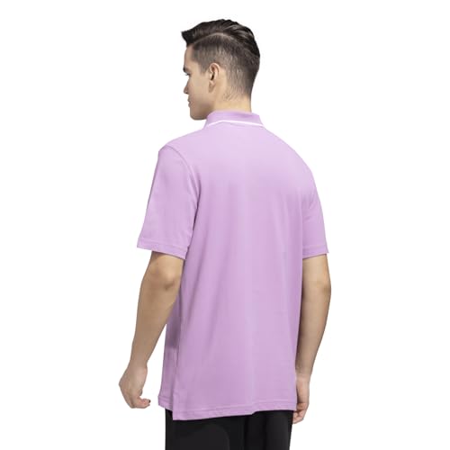 Image of adidas Men's Cotton Geometric Regular Fit Polo Shirt