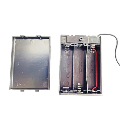 Image of Portable Battery Pack for Neon Signs - 5V LED Neon Sign Power Supply, Convert Plug-in Neon Lights to Battery-Operated (3AA, Black)