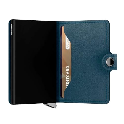 Teal Embossed Miniwallet by Secrid4