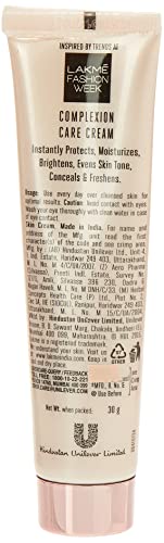 Lakmé 9 to 5 CC Complexion Care Cream - Honey, 30g Carton - Image 2