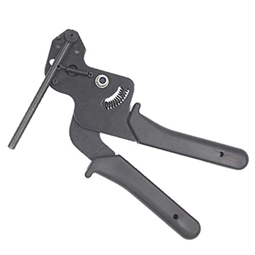 Herramienta de crimpado de cables Sujetacables de mano para 2,4-9 mm², herramienta tensora de sujeción de acero inoxidable Alicates de crimpado, crimpadora de terminales de trinquete