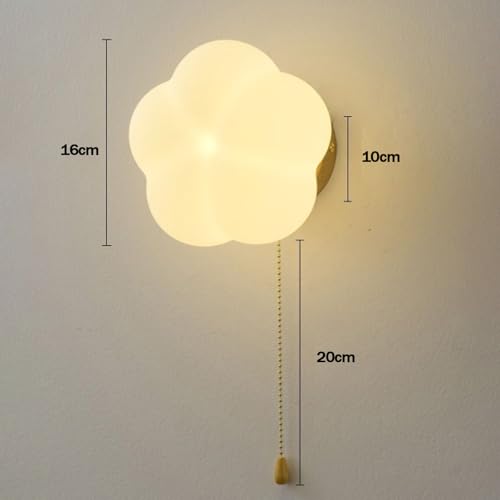Moderna LED apliques de pared regulables con interruptor de cadena para iluminación interior 6