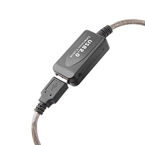 Image of 15 Meter USB Active Extension Male to Female cable for PC Laptop Keyboard Mouse dvr etc Active USB 2.0 Extension Cable