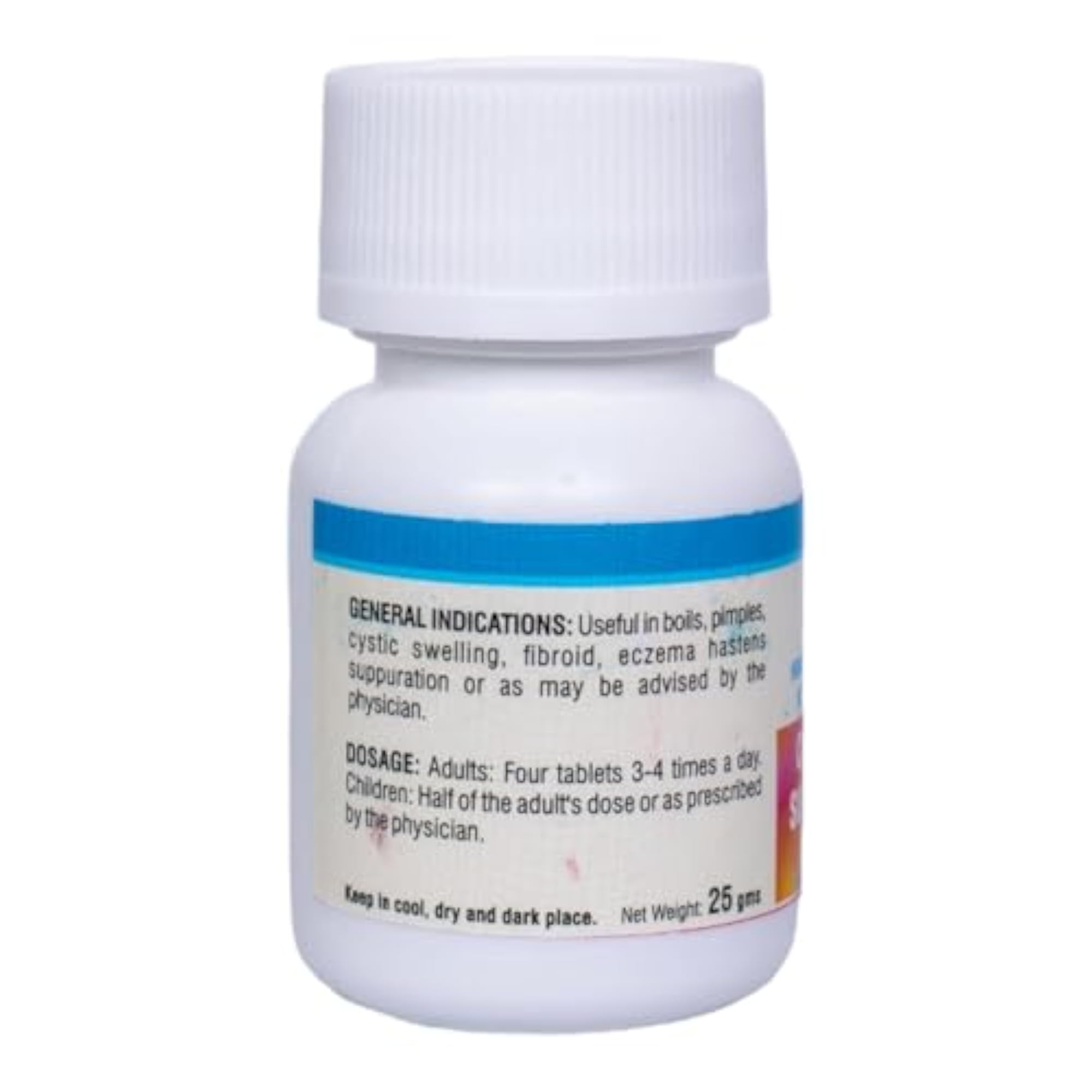 Dr Patel's Homeopathic Calcarea Sulphurica Tablets for Skin Disorders