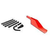 WORX WA4092 Universal Gutter Cleaning Kit for Leaf Blowers & Amerimax Home Products 8300 Getter Gutter Scoop, Red
