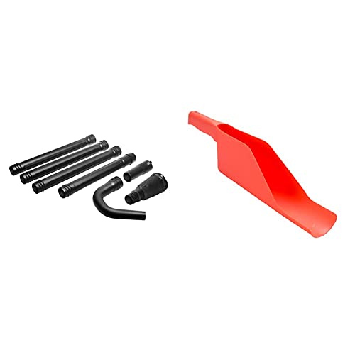 WORX WA4092 Universal Gutter Cleaning Kit for Leaf Blowers & Amerimax Home Products 8300 Getter Gutter Scoop, Red Universal Fit Blowers Gutter Cleaning Kit Cleaning Kit + Gutter Scoop