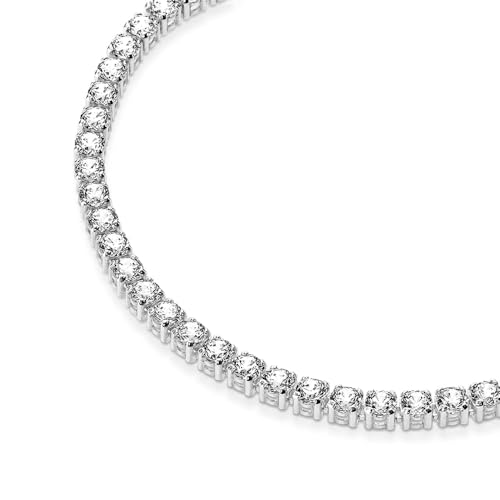 PANDORA Sparkling Tennis Bracelet - Sterling Silver & Cubic Zirconia Bracelet for Women Timeless Collection - Gift for Her - 18 cm, No Gift Box4