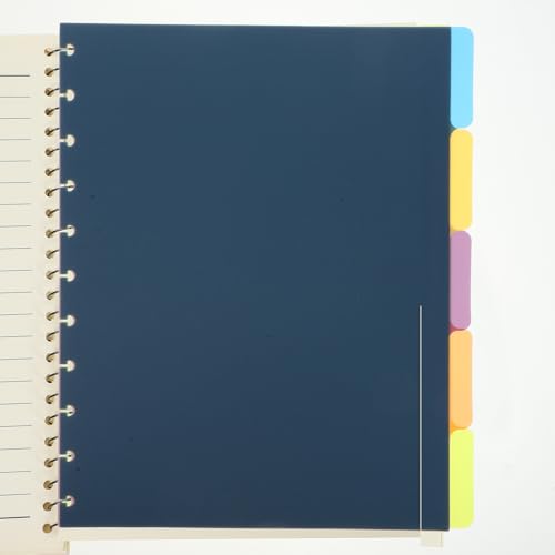 Separadores de carpeta de disco mate Veemoon para evitar el desorden en apuntes 6