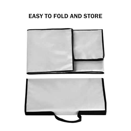 Image of Tablet Printer Cover Mobile Printer Case for HP Envy 6555e / DeskJet 4255e /Plus 651 /G3270 /MFC-J4335DW Wireless All-in-One Color Inkjet Printer, Scanner, Copier (Silver)