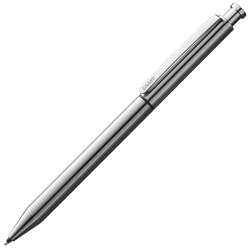 Lamy st matt twin pen Bolígrafo multifuncional: delgado lápiz mecánico y bolígrafo de acero inoxidable en uno, incl. recambio de bolígrafo M 21 en negro y recambio de punta fina M 41 (0,5 mm) en HB