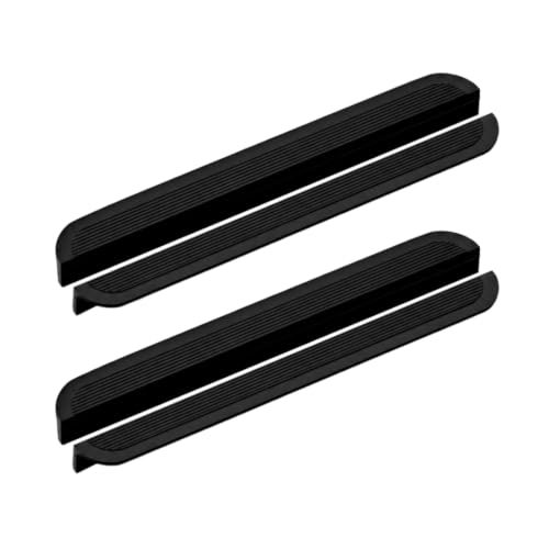 Image of VEZEL Aluminium Cabinet Handle /Wardrobe Handle - Modern Cabinet Pull for Wardrobe, Drawer & Cabinets Furniture, Silk Black, 288mm - Pack of 4-| 3 Years Warranty |