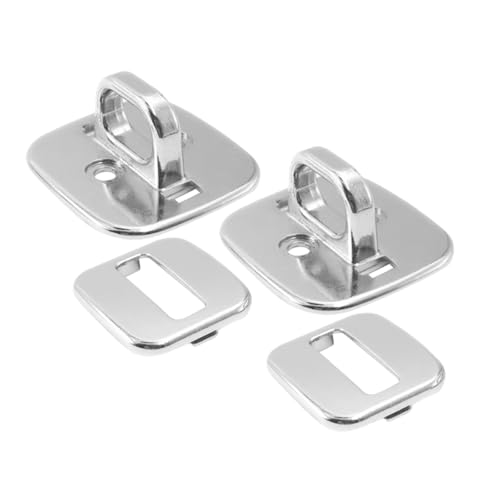 LOLIPPYY 2pièces Plaque Fixe De Verrouillage pour Moniteurs Et Ordinateurs Portables avec Câble De Sécurité à Clé Solide Et Stable