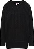 nascita Damen Strickhoodie, Schwarz, XS/S