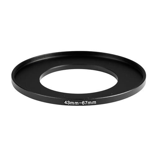 Image of 43-67mm Step-Up Ring Adapter, 43mm to 67mm Step Up Filter Ring for 43mm Lens Install 67mm ND CPL UV Camera Lens Filter(43mm-67mm)
