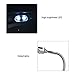 Table Lamp LED Magnifying Glass, Desk Clip Clamp Flexible Magnifier Adjustable Jewelry Watch Repair Tool Adjustable LED Light for Reading Crafts Hobbies Tasks Close Work Dimmable Magnifying Glass Lamp