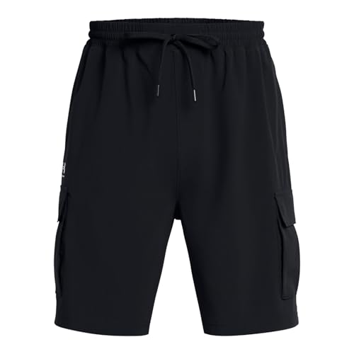 Short cargo tissé Under Armour Vibe pour homme noir taille M