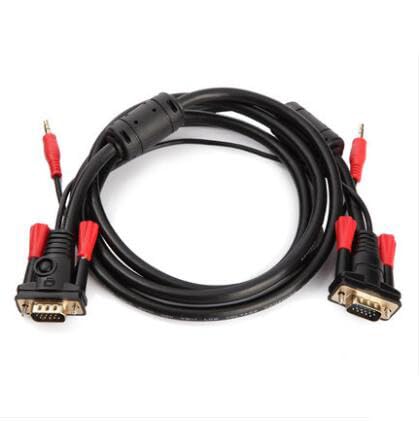 Wiring Connecting Terminals - VGA Cable vga3 + 9 Cable TV with Audio Cables Laptop Computer Connected to a Television Monitor hdmi 1080P