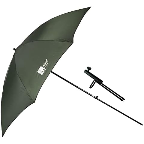 Zite Fishing Angelschirm-Set mit Schirmständer Cover
