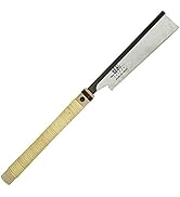 SUIZAN Japanese Hand Saw 8 Inch Dozuki Dovetail 0.2mm Blade Pull Saw for Kumiko and Shoji