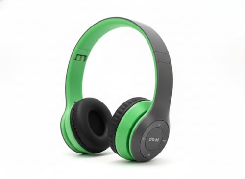 Image of Perfx Wireless Bluetooth Over-Ear Headphones with Deep Bass Stereo Sound, Foldable Design, Soft Cushioned Earpads & Built-in Mic for Music, Calls, Online Classes, Travel & Gaming