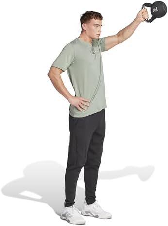 adidas Erkek M STR G T T-Shirt SILGRN M - Görsel 5