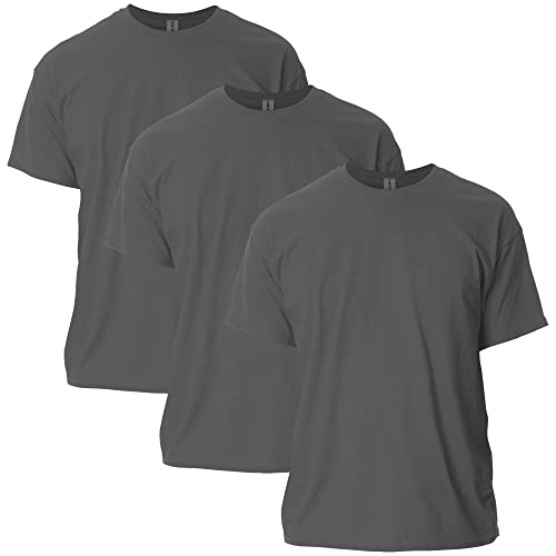 Image of Gildan Adult Ultra Cotton T-Shirt, Style G2000, Multipack, Charcoal, X-Large