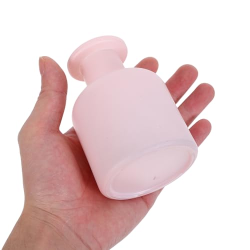 Botellas de difusor de vidrio 2pcs 150ml rosa mate miniatura 4