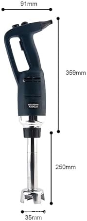 500W Powerful Hand Blender, Adjustable Speed 4000-16000RPM, 304 Food-Grade Stainless Steel, Anti-Splash Design, Ideal for Soup, Vegetables, and Food Preparation