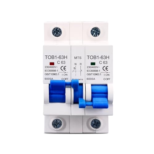 Interruptor de transferencia manual para alternar generador y red eléctrica CA 25A MTS 6