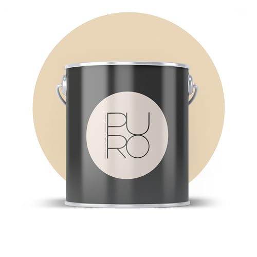 livingwalls PURO C8008 - Pintura de pared con muy alta opacidad, color interior mate de alta calidad, color beige, 1 l