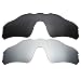 IMYTPFT Compatible/Replacement for Lenses oakleys Radar EV Path Black/Titanium