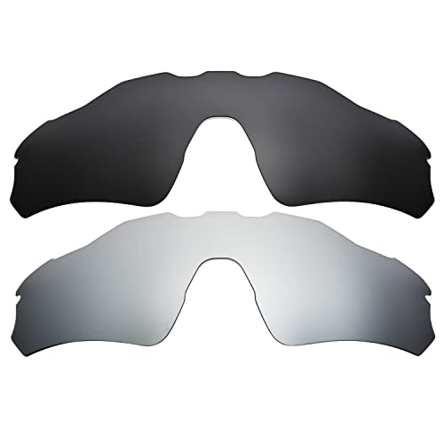 Objectifs Radar EV Path noir titane remplacement verres lunettes sport