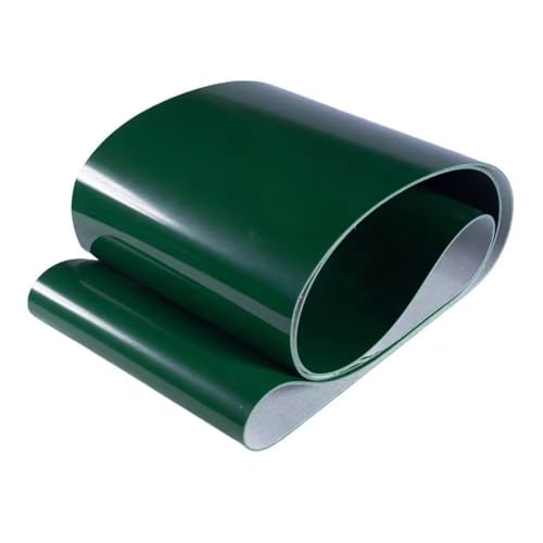 Bande transporteuse de transmission PVC vert 1050mm convoyeur industriel largeur 25mm épaisseur 3mm