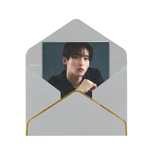 メッセージカード 目黒蓮 グリーティングカード 人気 シンプル 挨拶状 年賀状 感謝カード 金箔押し 封筒付き 多機能 レター用品 友達 家族 記念日 新年 お正月 お誕生日 贈り物 おしゃれ プレゼント