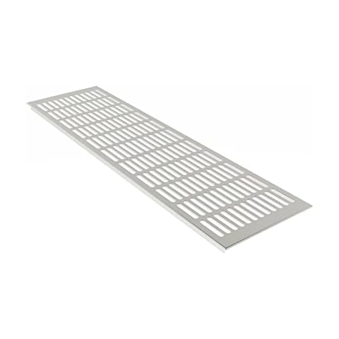 MS Beschläge Ventilation Grille Bridge Plate Ventilation Aluminium 150 mm x 300 mm in Various Colours (Silver Anodised - F1) Cover