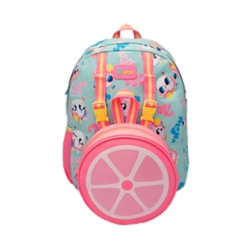 PUKET - MOCHILA DE COSTAS PUKET COM LANCHEIRA UNI ALOHA VERDE AGUA
