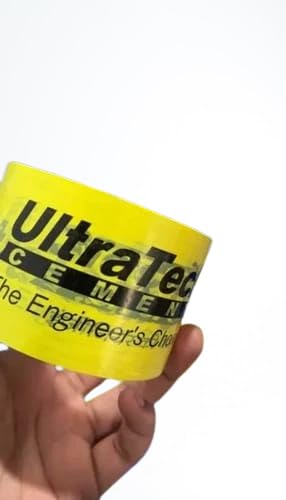 Image of Yellow Ultratech Adhesive Tape | Shuttering tape | Bopp Tape (100 Meter Length) Width 2.5 inch | Pack of 5 Piece