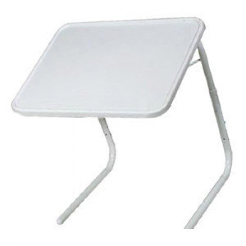 Mesa Plegable LineaTV Multiusos 52 cm x 40 cm x 70 cm Blanca