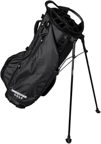 Bridgestone Golf Tour B - Bolsa con soporte, color negro