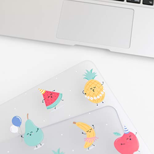 Mr. Wonderfull Apple MacBook Pro 13.3 inch (2016) Clear Case with Fruit Design, White, Macbook Pro 2016 13,3" - Image 4