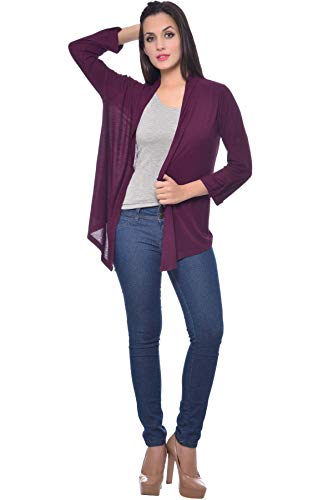 Image of Frenchtrendz Womens's Viscose Crepe Shrug(Size: XS-4XL)