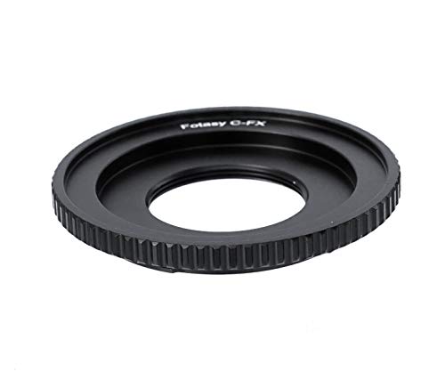 Fotasy 16Mm C Mount Lens To Fuji X Adapter, Cine Movie Lens To Fujifilm X Mount Adapter, Compatible With Fujifilm X-Mount Cameras X-Pro2 X-E2 X-E3 X-A5 X-M1 X-T1 X-T2 Xt3 X-T10 X-T20 X-T30 X-H1 #TOP1
