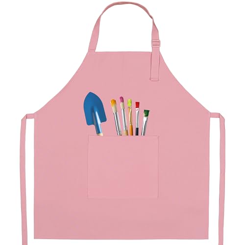 Kids Aprons for Cooking Waterdrop Resistant Aprons for Girl & Boy...