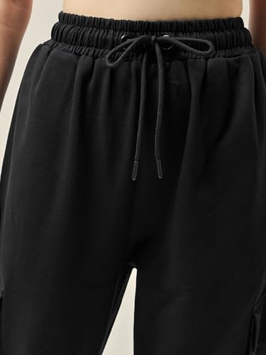 Image of Bewakoof Air 1.0 Women's Solid Oversized Plus Size Joggers