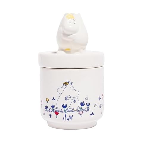 Half Moon Bay Moomin Hug Ceramic Box Cover