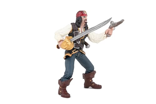 PAPO, Realistic Pirate With Pistol Figure, Ages 3+, Pirates Collection, Creative Play Pirate Adventure - Image 2